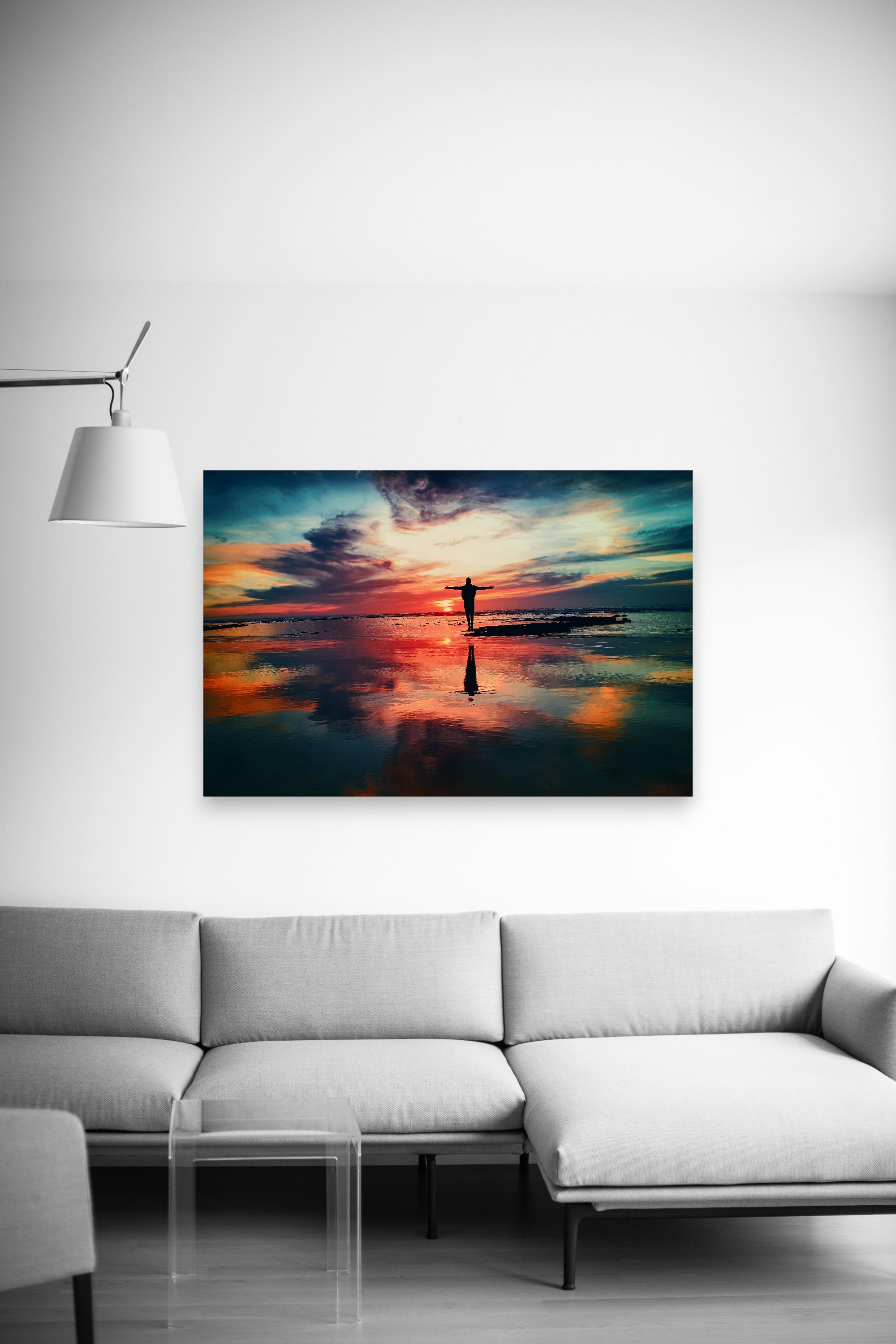 Nuotrauka ant metalo